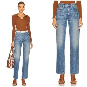 New! SLVRLAKE Sophie Long Jeans in Forget Me Not Denim Wash 👖 size 26